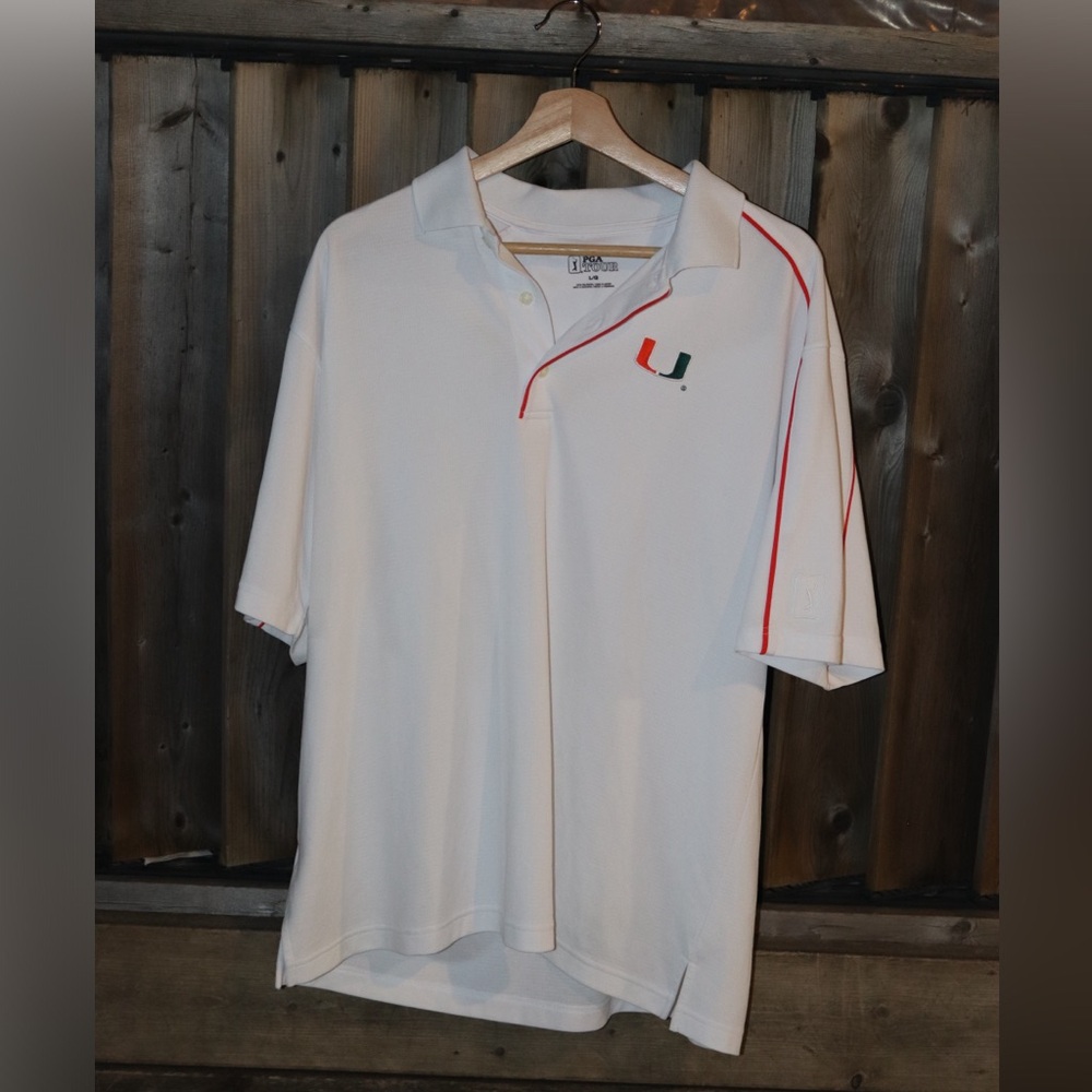 ❗️Miami Hurricanes NCAA PGA Golf Polo❗️